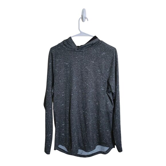 Lululemon Hoodie Mens M Fresh Form Black White Gray Heathered Athleisure Gym - Picture 1 of 5